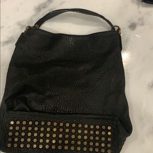 Alexander Wang black, pebble leather bag